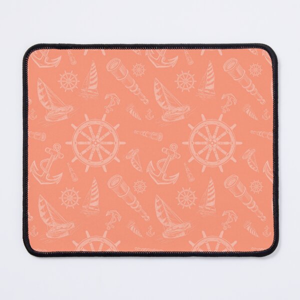 Item preview, New Nautical Sketches  Tone on Tone  Using Florida Color Palette by Benjamin Moore- Coral Glow designed and sold by PD-Coastal.
