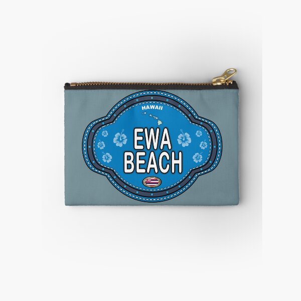 Item preview, Ewa Beach Hawaii stitching effect emblem designed and sold by studioss76.