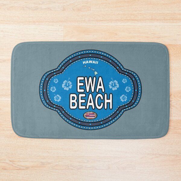 Item preview, Ewa Beach Hawaii stitching effect emblem designed and sold by studioss76.