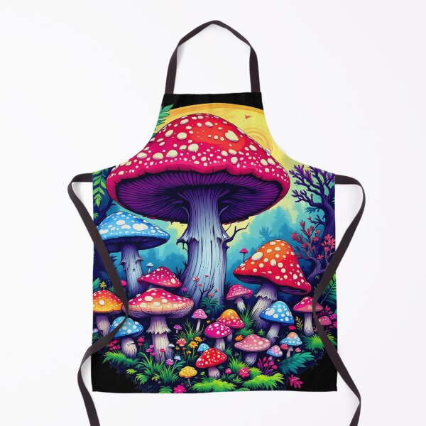 Item preview, Colorful mushrooms designed and sold by BohoShopHU.