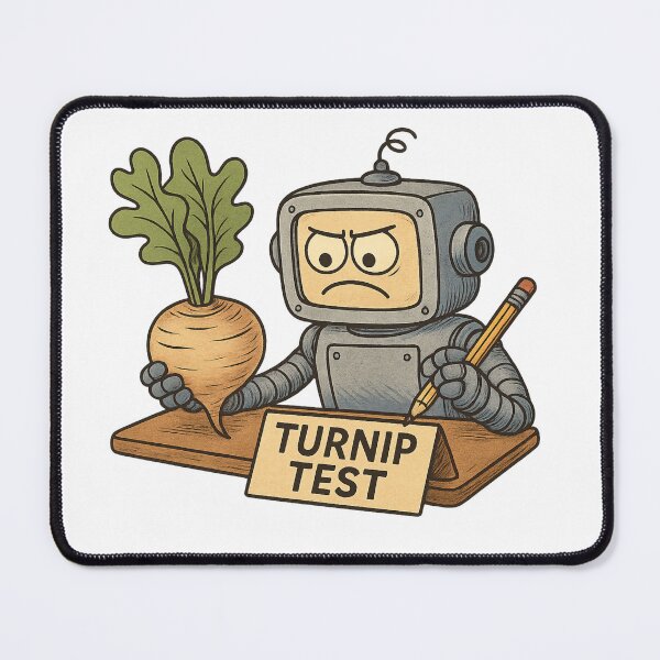 Item preview, Robot Taking the Turnip Test designed and sold by Vitanity.