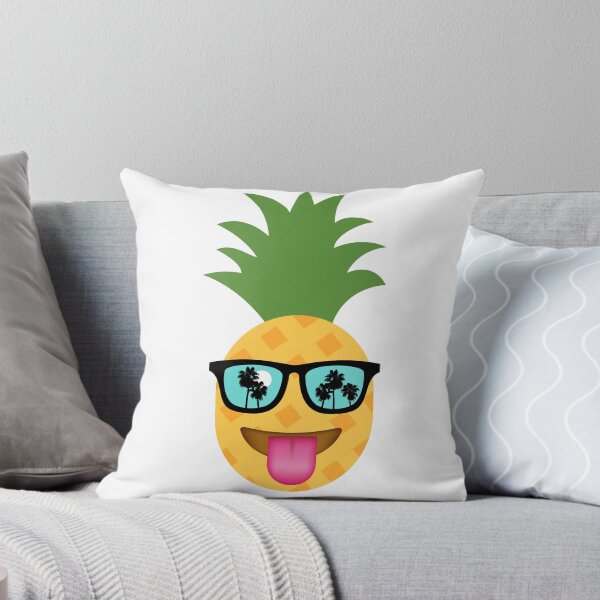 Item preview, Funny Emoji Funny Cool Pineapple Emoji with Sunglasses Tropical Summer Vibes Design" designed and sold by myfavoritesm4.