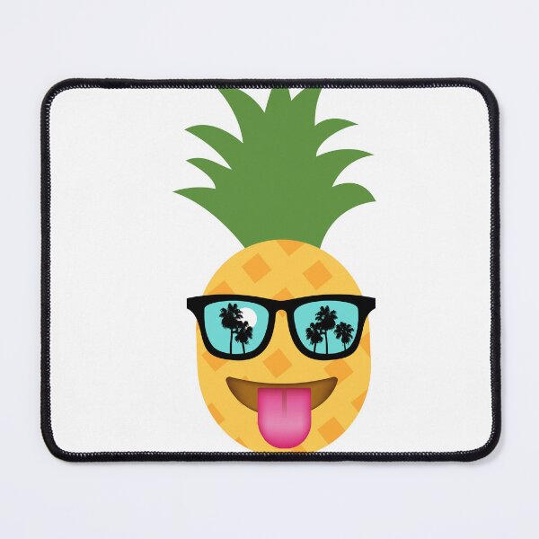 Item preview, Funny Emoji Funny Cool Pineapple Emoji with Sunglasses Tropical Summer Vibes Design" designed and sold by myfavoritesm4.
