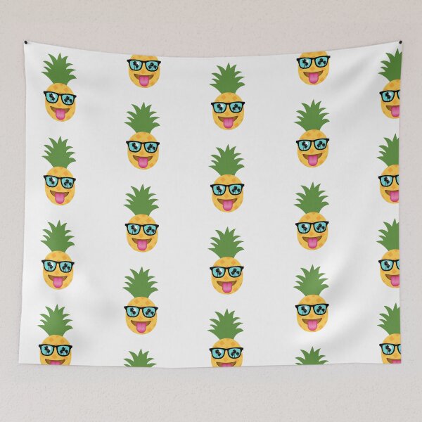 Item preview, Funny Emoji Funny Cool Pineapple Emoji with Sunglasses Tropical Summer Vibes Design" designed and sold by myfavoritesm4.