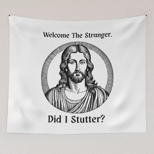 Item preview, Welcome The Stranger - Did I Stutter? - Black designed and sold by Öhmlaut Sound, Music & Graphics.