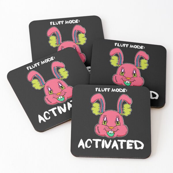 Item preview, Fluff Mode: Activated – Funny Bunny Vibes designed and sold by FusionBreezeBTQ.
