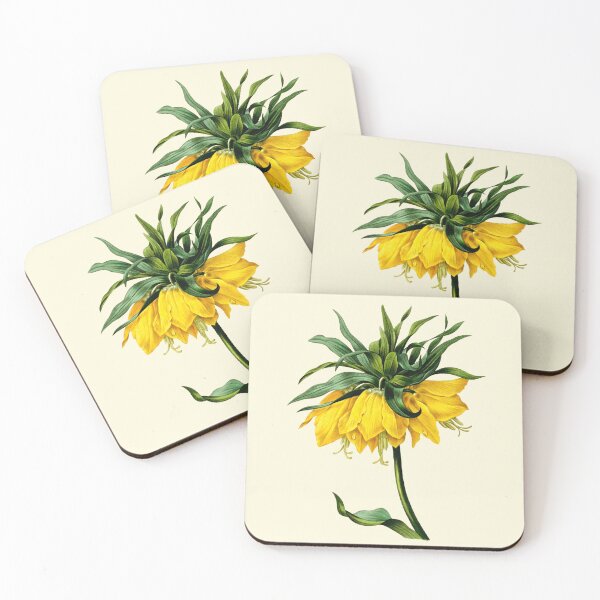 Item preview, Yellow Crown Imperial Flower by Pierre-Joseph Redoute designed and sold by IrisAndIvy.
