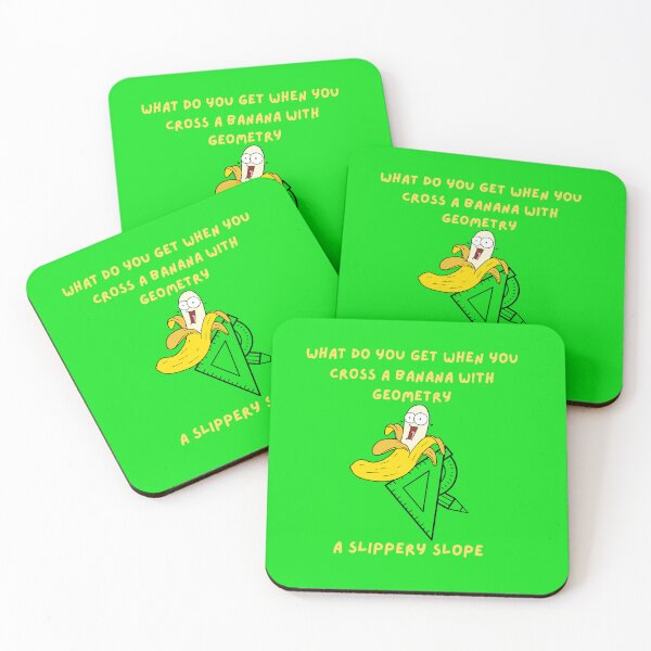 Item preview, What do you get when you cross a banana with geometry A Slippery Slope designed and sold by SteadyBunny.