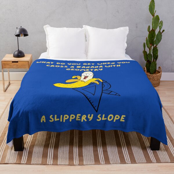 Item preview, What do you get when you cross a banana with geometry A Slippery Slope designed and sold by SteadyBunny.
