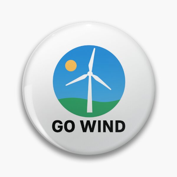 Item preview, Support Wind Energy – Pro Clean Wind Power designed and sold by HandicraftArt.