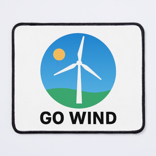 Item preview, Support Wind Energy – Pro Clean Wind Power designed and sold by HandicraftArt.