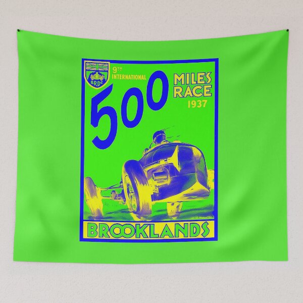 Item preview, Brooklands Vintage 1937 Automobile Racing Advertising Print designed and sold by posterbobs.