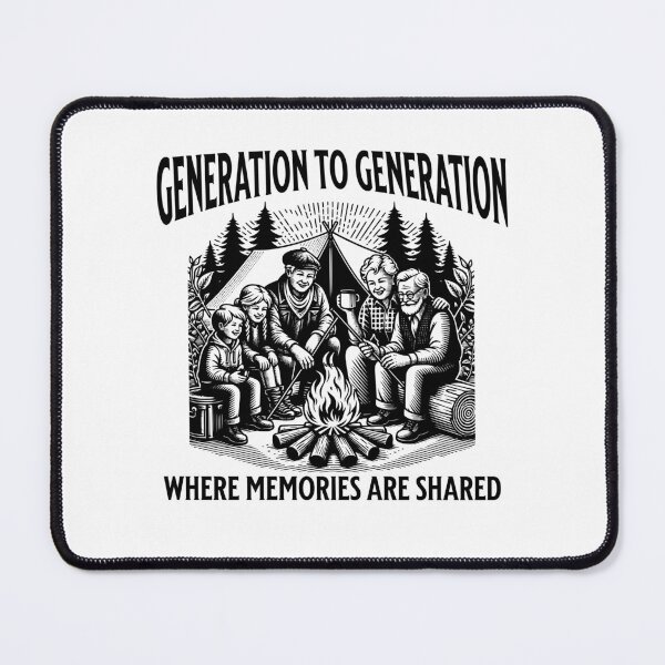Item preview, Generation to Generation where memories are shared  designed and sold by absurditeestore.