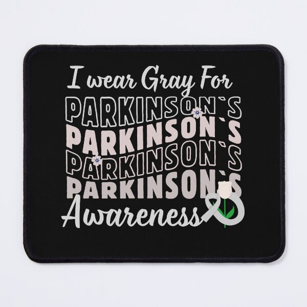 Item preview, I wear Gray For Parkinson`s Awareness, World Parkinson Day Groovy Design designed and sold by Raise2Shine.