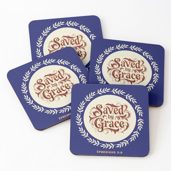 Item preview, Saved by Grace - Jesus Saves Ephesians 2:8 designed and sold by Scripture66.