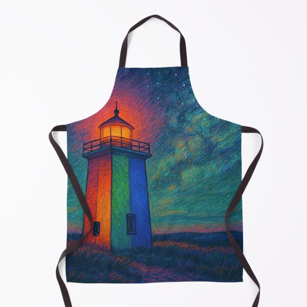 Item preview, Wood End Lighthouse at Night – Provincetown Massachusetts Minimalist Poster designed and sold by SavinMercantile.