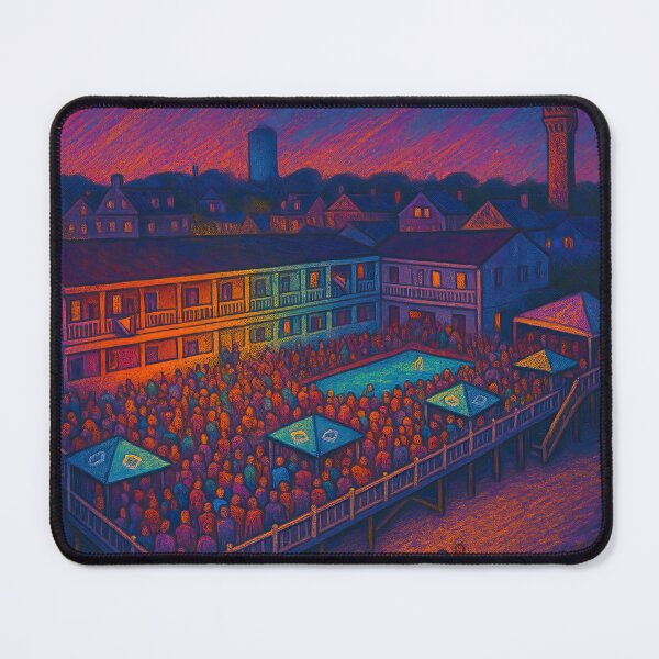 Item preview, Boat Slip – Provincetown Massachusetts, Dusk Party on the Water designed and sold by SavinMercantile.