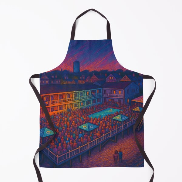 Item preview, Boat Slip – Provincetown Massachusetts, Dusk Party on the Water designed and sold by SavinMercantile.
