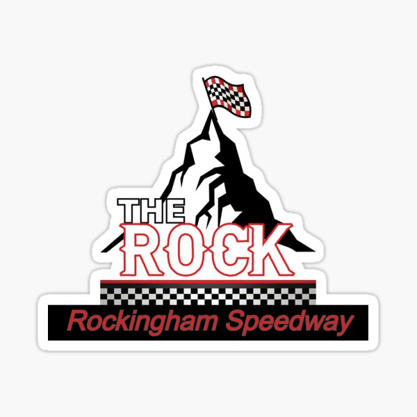 Artikel-Vorschau von The Rock - Rockingham Speedway, designt und verkauft von TracksideTeesShop.