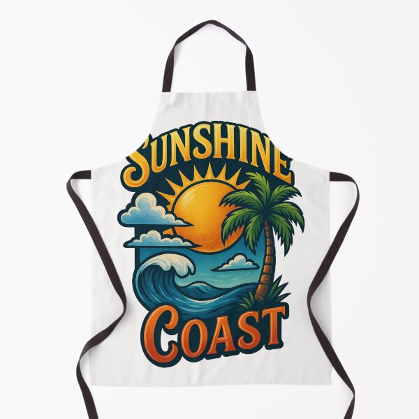 Artikelvorschau, Tropische Welle und Sonnenuntergang an der Sunshine Coast entworfen und verkauft von Places On Earth.