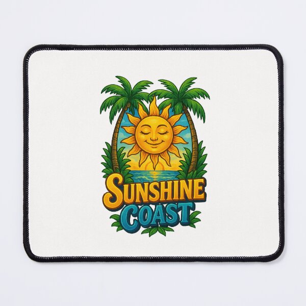 Item preview, Sunshine Coast Sunset with Tropical Palms designed and sold by Places On Earth.