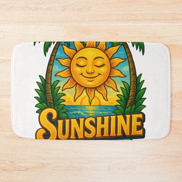 Item preview, Sunshine Coast Sunset with Tropical Palms designed and sold by Places On Earth.
