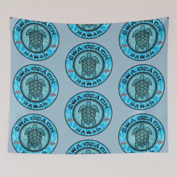 Item preview, Ewa Beach Hawaii sea turtle vintage designed and sold by studioss76.