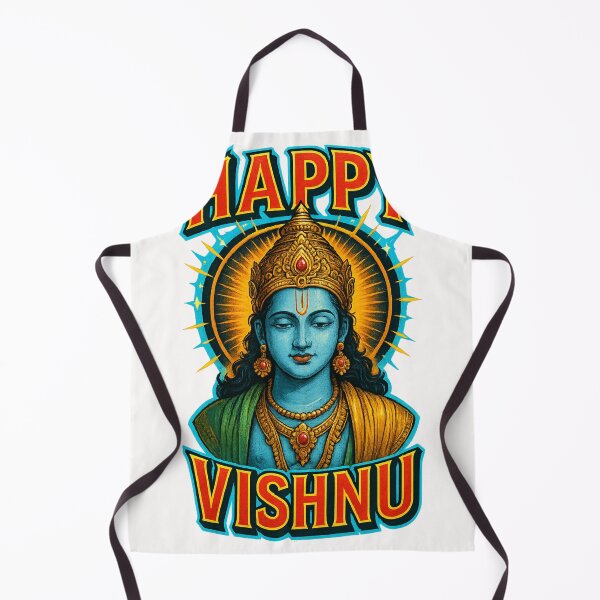Item preview, Happy Vishnu with Halo and Jewelry designed and sold by Places On Earth.