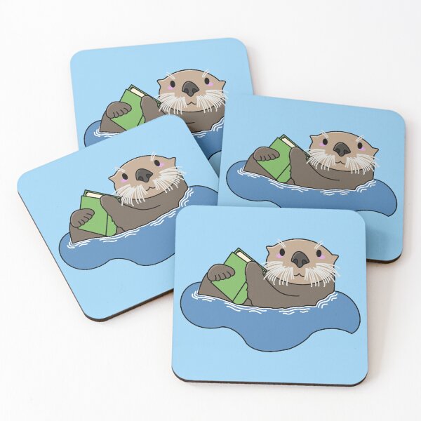 Item preview, Grumpy Otter with a Book designed and sold by Acaruso167.
