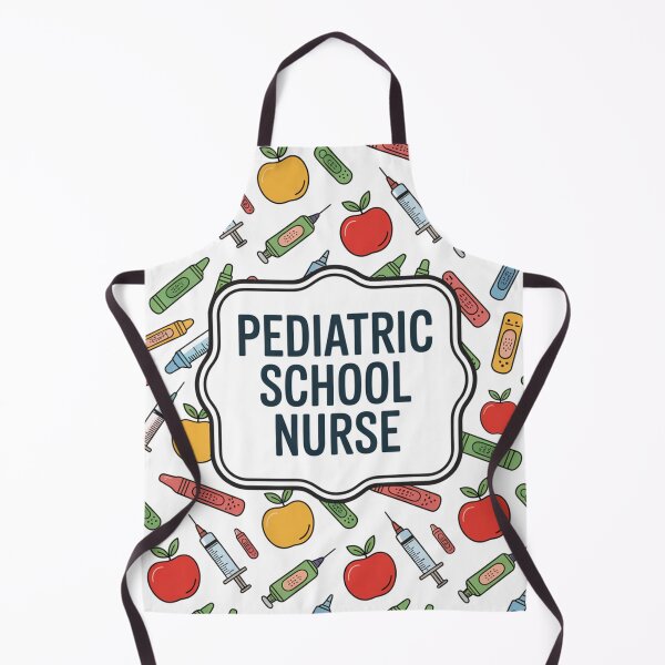 Item preview, Pediatric School Nurse Seamless Pattern – Apples, Syringes & Band‑Aids Design designed and sold by Giuggimade.