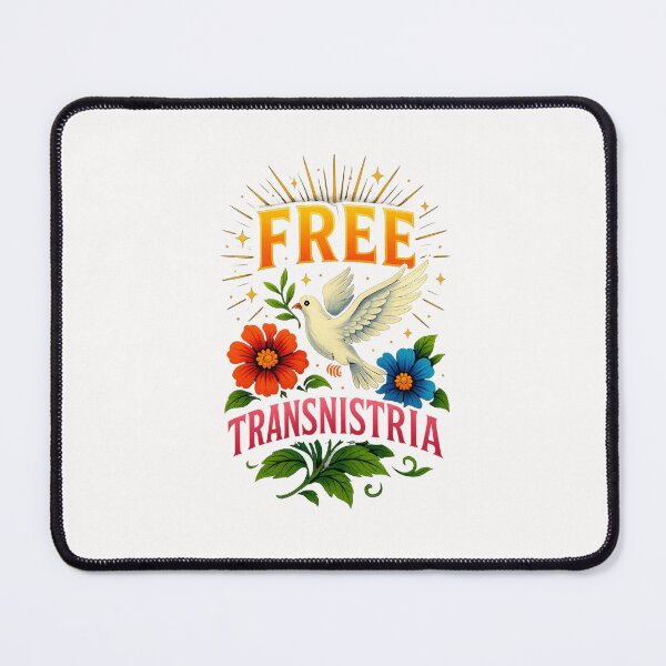 Item preview, Peace Dove and Flowers with Free Transnistria Message designed and sold by Places On Earth.