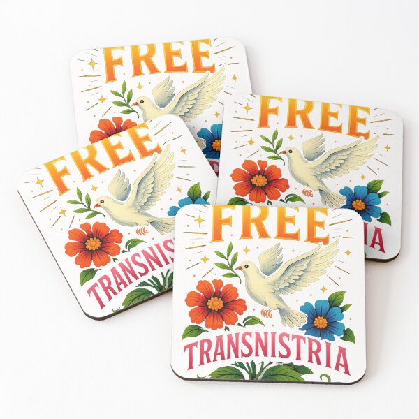 Item preview, Peace Dove and Flowers with Free Transnistria Message designed and sold by Places On Earth.