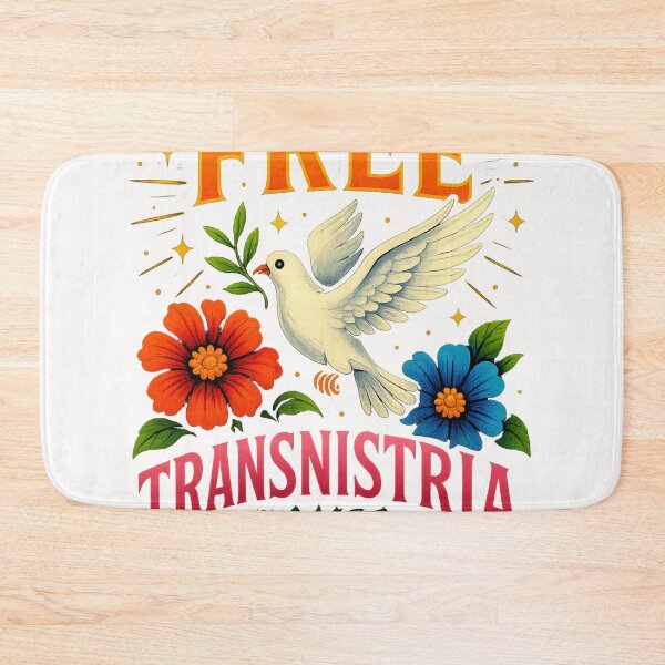 Item preview, Peace Dove and Flowers with Free Transnistria Message designed and sold by Places On Earth.