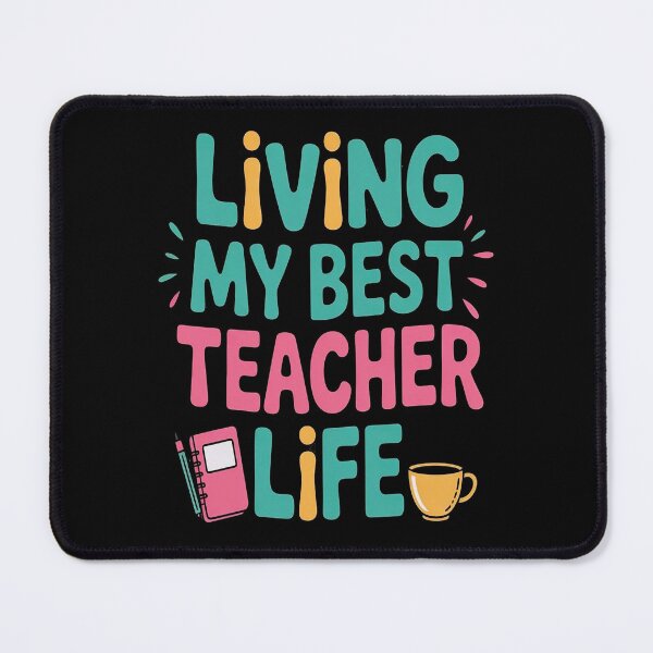 Item preview, Living My Best Teacher Life Typography designed and sold by al21ex.