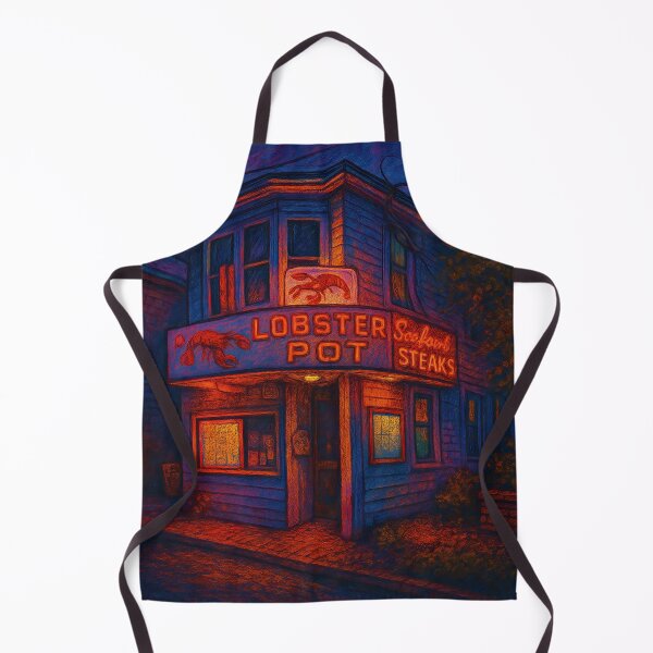 Item preview, The Lobster Pot – Neon Nights in Provincetown Massachusetts designed and sold by SavinMercantile.
