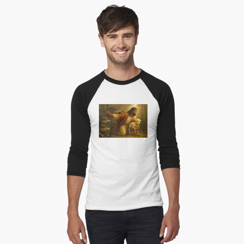 Item preview, Baseball ¾ Sleeve T-Shirt designed and sold by phatpuppyart.