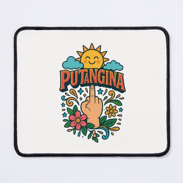 Item preview, Putangina Filipino Swear Word Art with Middle Finger and Sunshine designed and sold by Places On Earth.
