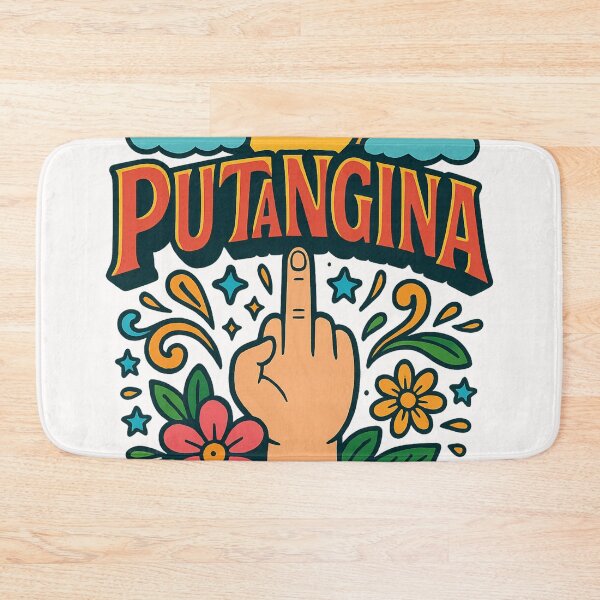 Item preview, Putangina Filipino Swear Word Art with Middle Finger and Sunshine designed and sold by Places On Earth.