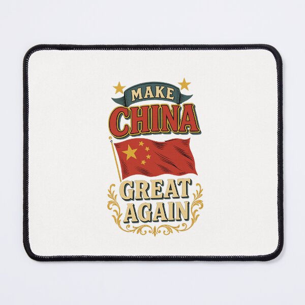 Item preview, Make China Great Again Flag Art with Patriotic Typography designed and sold by Places On Earth.