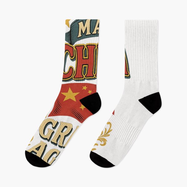 Item preview, Make China Great Again Flag Art with Patriotic Typography designed and sold by Places On Earth.