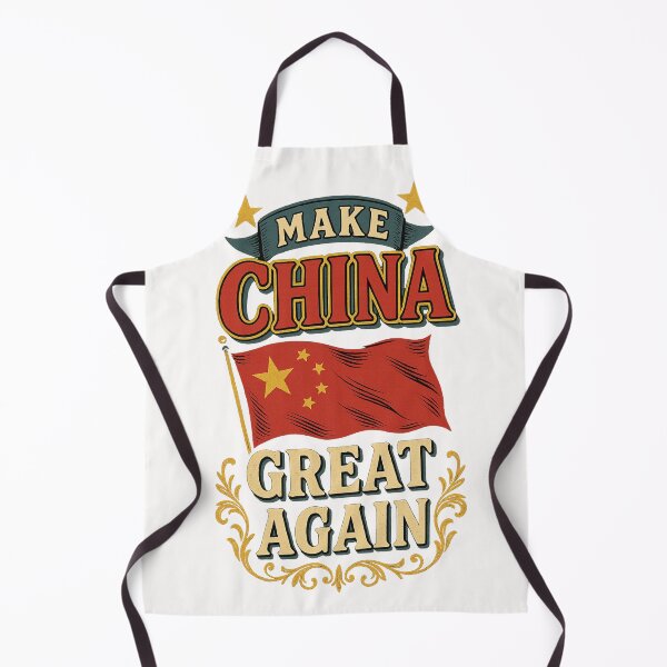 Item preview, Make China Great Again Flag Art with Patriotic Typography designed and sold by Places On Earth.