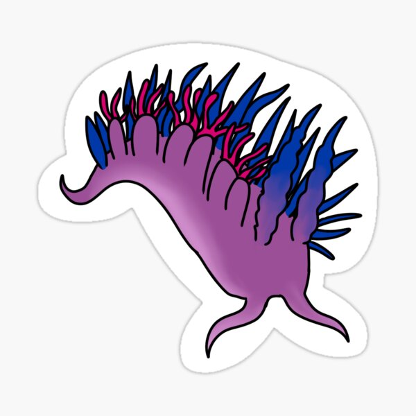 Item preview, Bi Pride Seaslug designed and sold by The Stoat Hollow.