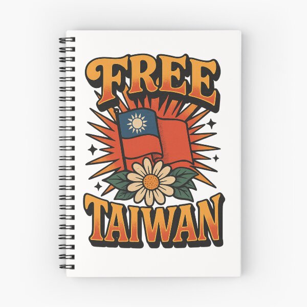 Item preview, Free Taiwan Independence Typography with National Flag and Laurel designed and sold by Places On Earth.