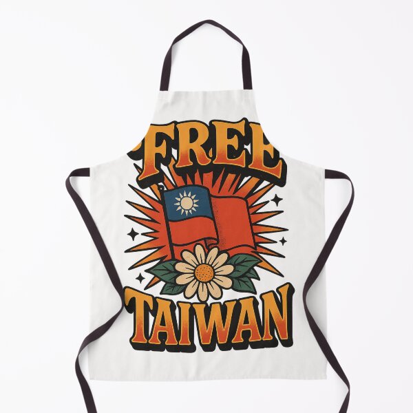 Item preview, Free Taiwan Independence Typography with National Flag and Laurel designed and sold by Places On Earth.