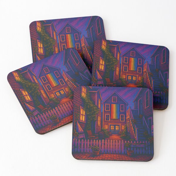 Item preview, Brass Key Guesthouse by Moonlight – Provincetown Massachusetts designed and sold by SavinMercantile.