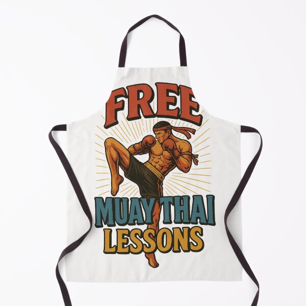 Item preview, Free Muay Thai Lessons in Action Pose with Radiant Lines designed and sold by Places On Earth.