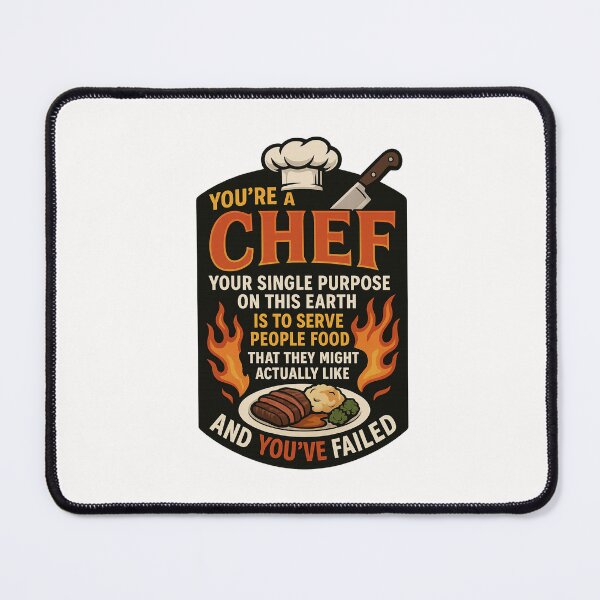 Item preview, Blunt Culinary Quote with Steak Plate and Flames designed and sold by Places On Earth.