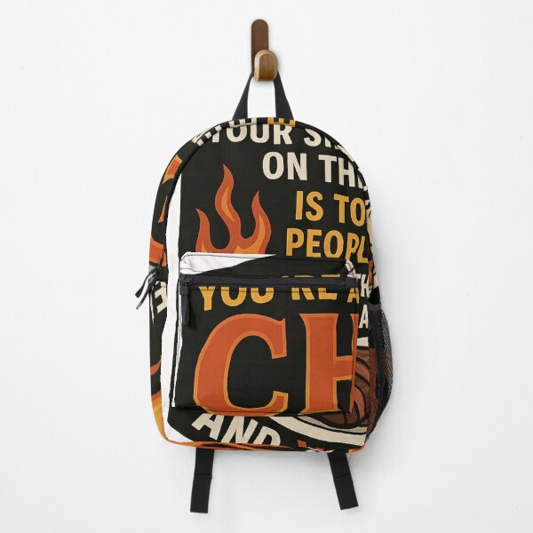Item preview, Blunt Culinary Quote with Steak Plate and Flames designed and sold by Places On Earth.