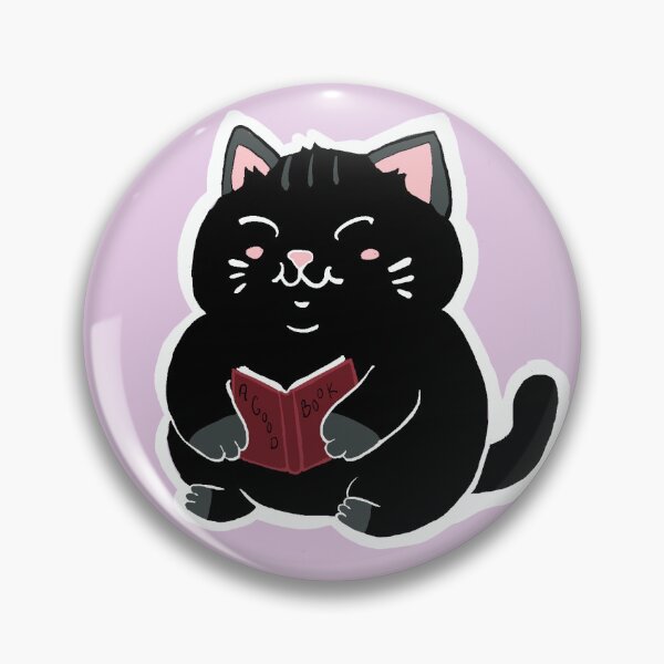 Artikelvorschau, Belesene Katze entworfen und verkauft von MotleyCrafts.