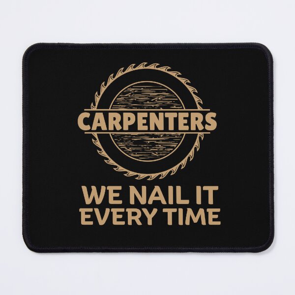 Item preview, Funny Woodworking and Carpenter Saying We Nail it Every Time designed and sold by Guess4best.